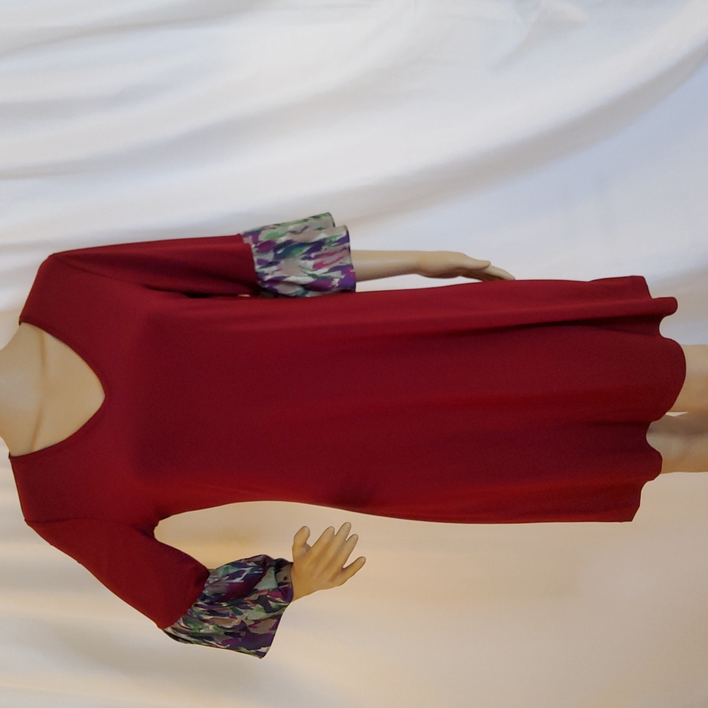 Attitudes by Renee Flutter Sleeve Knit Dress